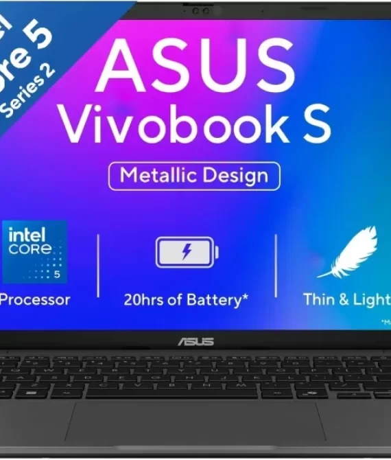 ASUS Vivobook S14 (2025) S3407VA-LY080WS Thin and Light Laptop, Matte Gray