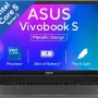 ASUS Vivobook S14 (2025) S3407VA-LY080WS Thin and Light Laptop, Matte Gray