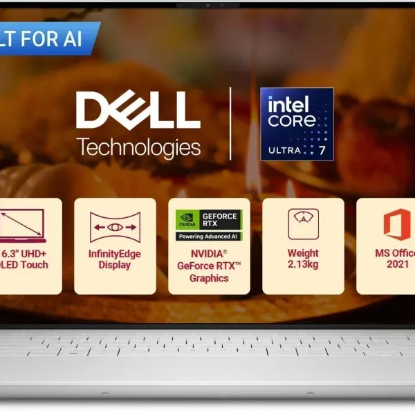 Dell XPS 16 9640 Creator Laptop, Platinum