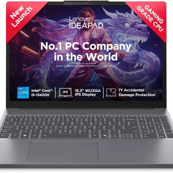 Lenovo IdeaPad Slim 3 15IRH10 Thin and Light Laptop, Luna Grey