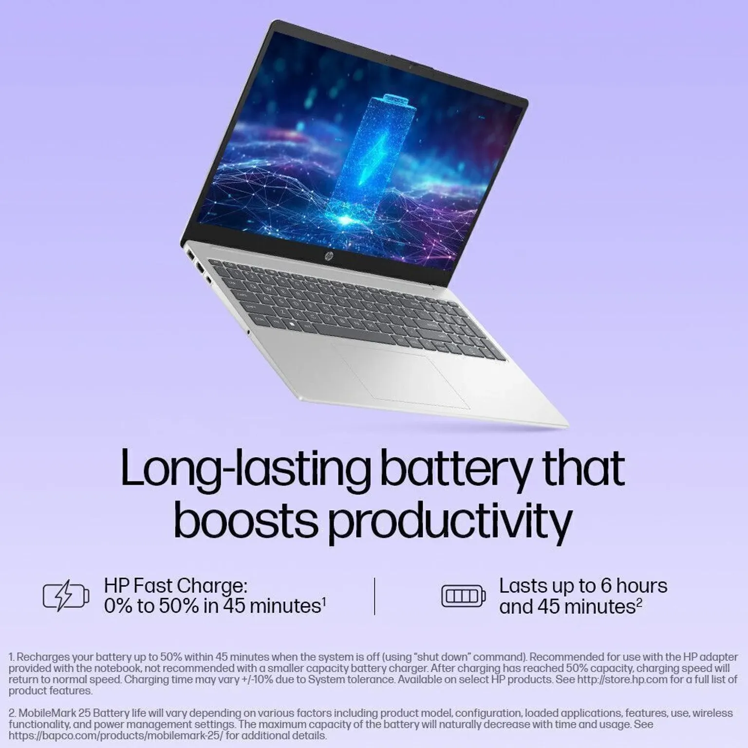 HP 15-fd1095TU Thin and Light Laptop, Natural Silver - Image 3