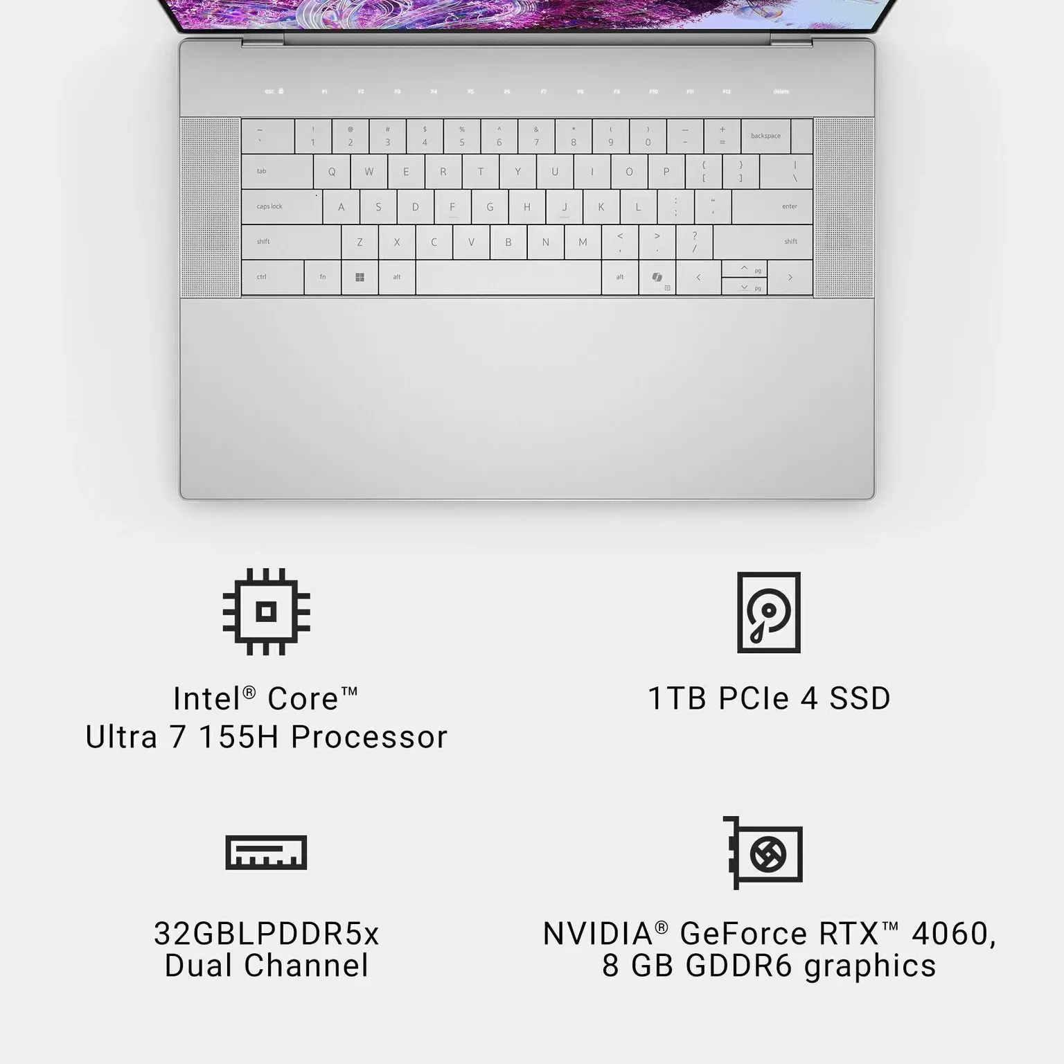 Dell XPS 16 9640 Creator Laptop, Platinum - Image 3