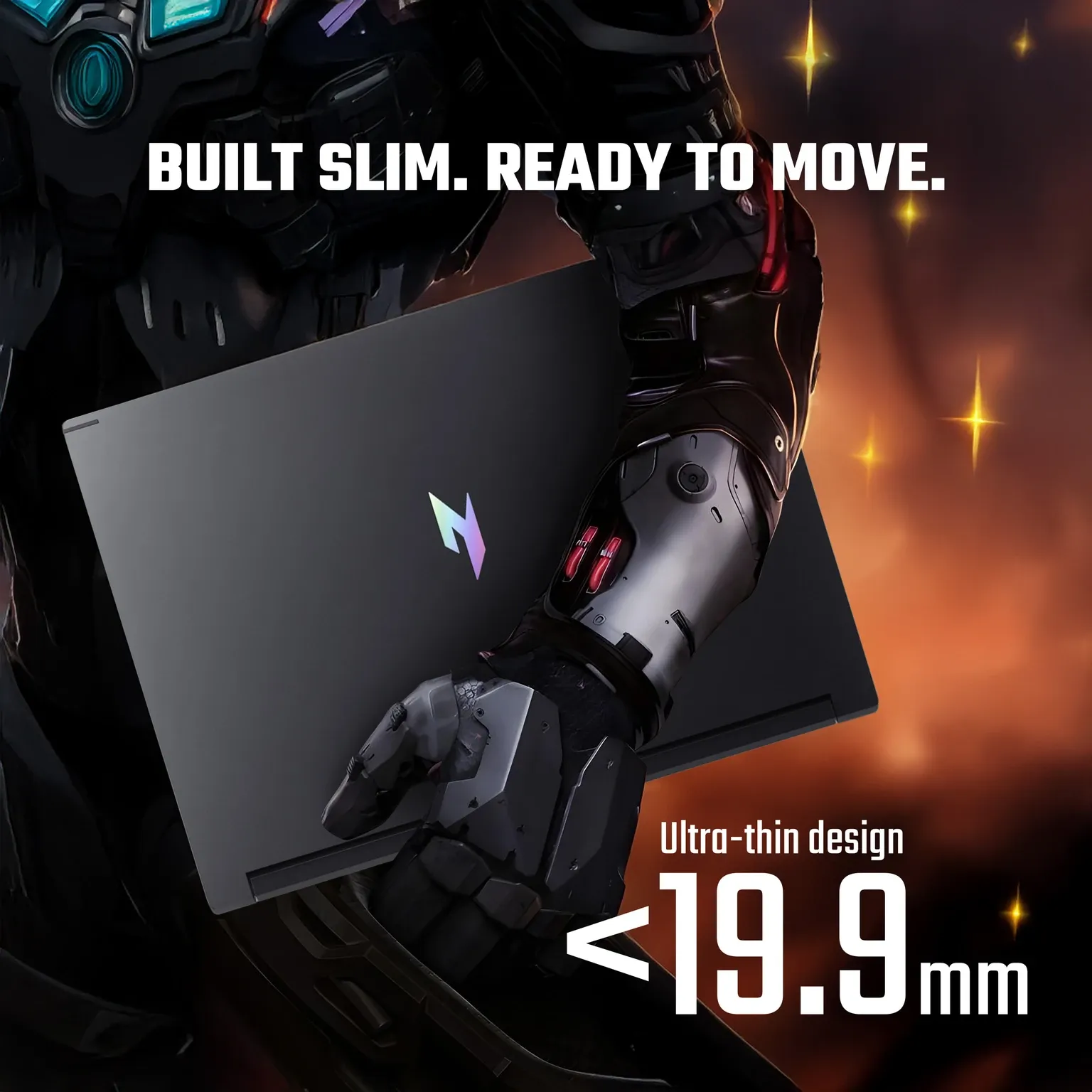Acer Nitro V 16S ANV16S-71 Gaming Laptop, Obsidian Black - Image 3