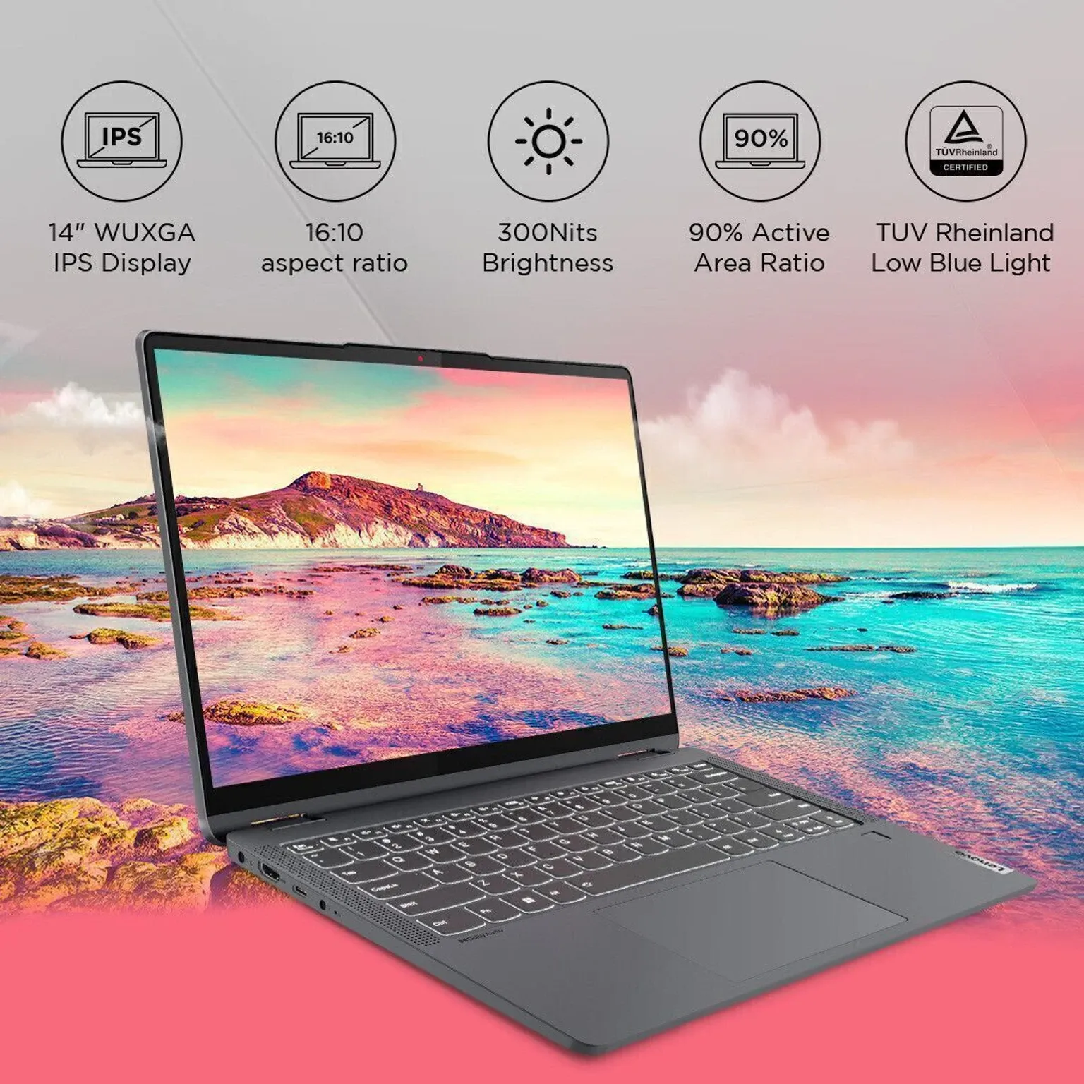Lenovo Chromebook Duet 11M889 Chromebook, Luna Grey - Image 2