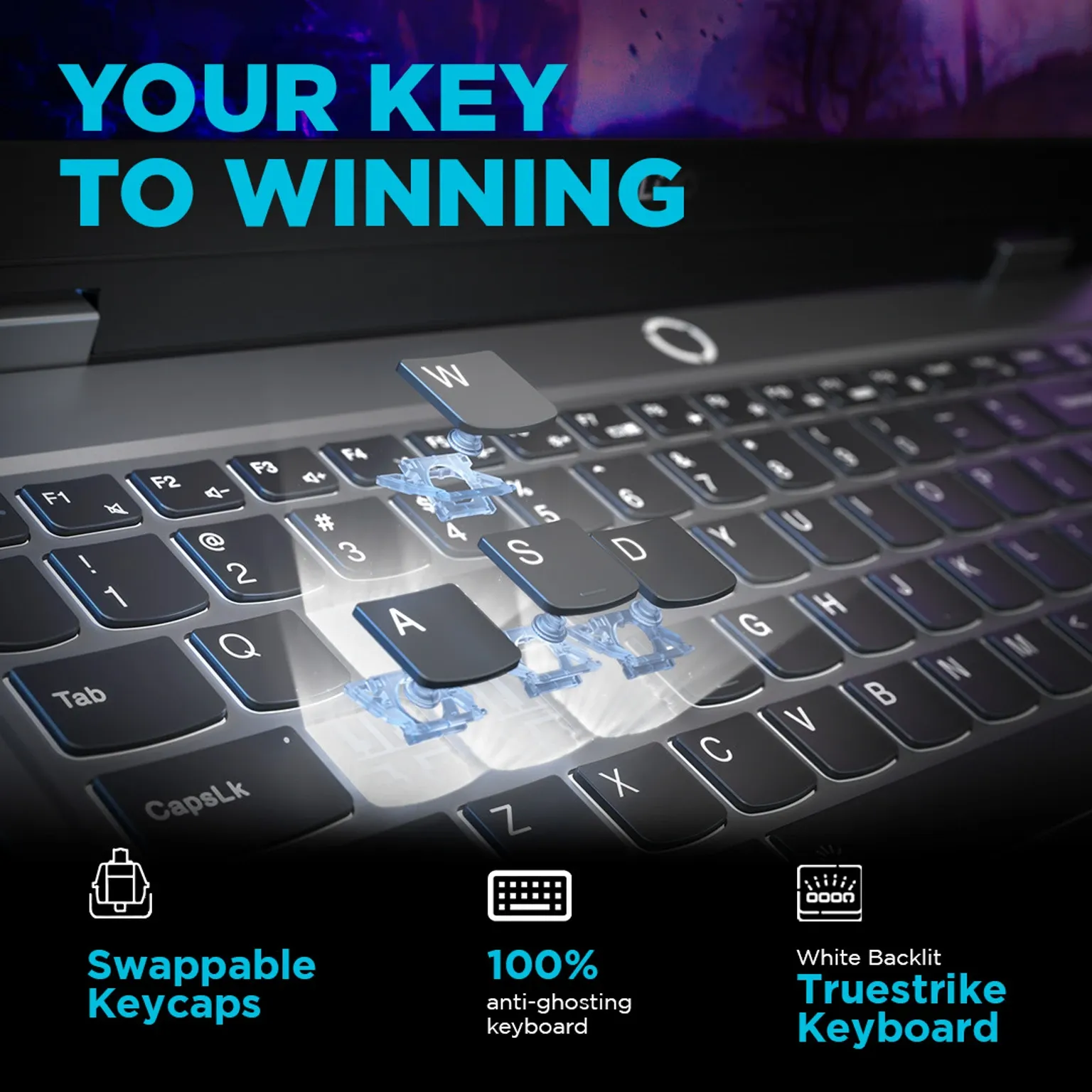 Lenovo LOQ 15IRX9 Gaming Laptop, Luna Grey - Image 3