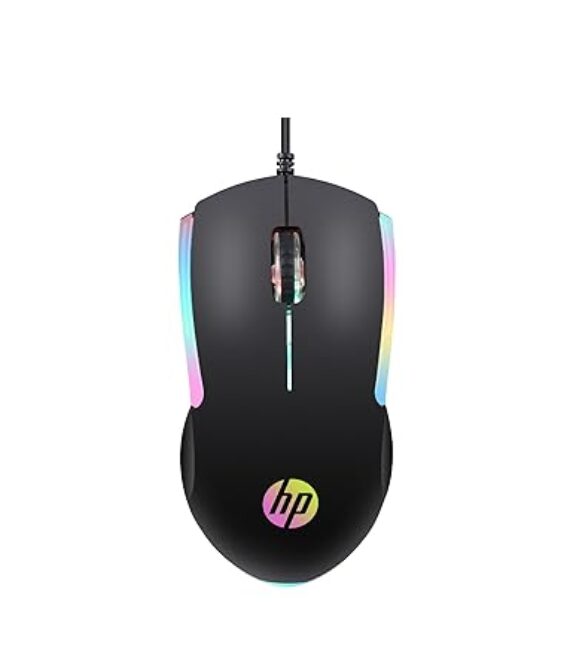 HP M160 USB Wired Gaming Optical Mouse with LED Backlight