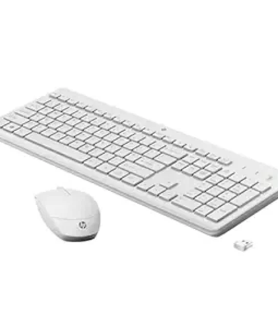 HP 230 Wireless Keyboard and Mouse Combo, 2.4GHz USB dongle