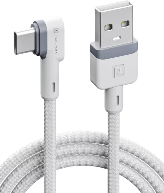 Portronics Konnect L Por-1403 Type-C Cable with Charge & Sync Function